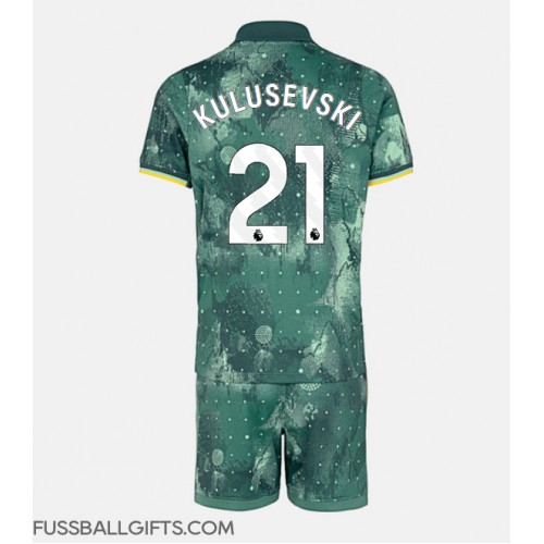 Tottenham Hotspur Dejan Kulusevski #21 Fußballbekleidung 3rd trikot Kinder 2024-25 Kurzarm (+ kurze hosen)